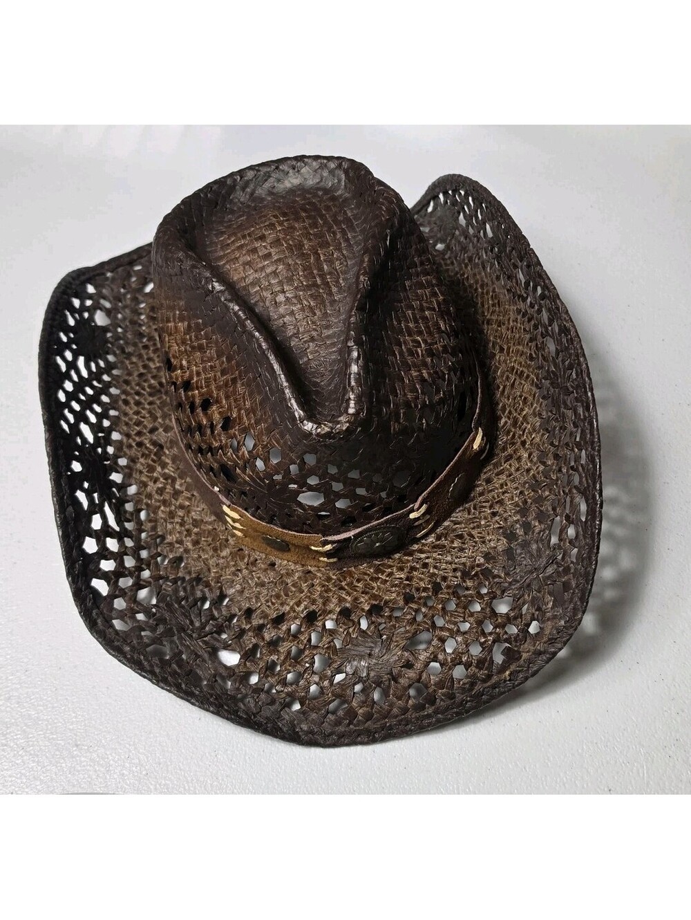 EUC Bullhide Run A Muck Young Love Toyo Straw Ranch Farm Western Cowboy Hat